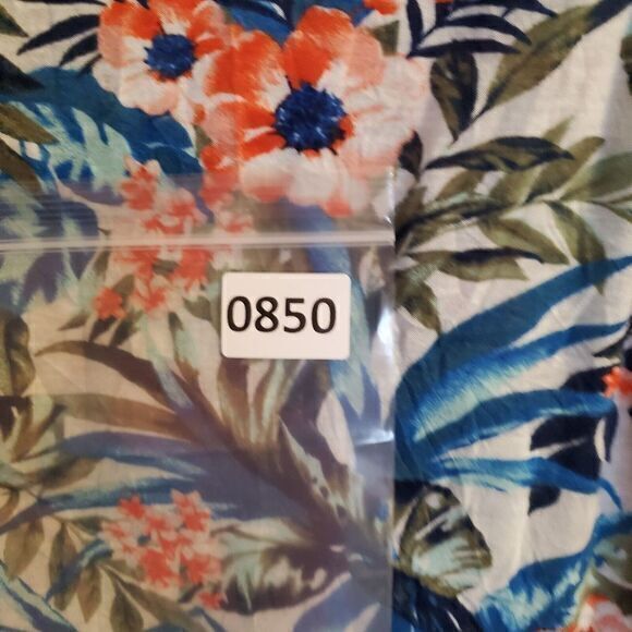 French Laundry Top Plus Womens 3X Tropical floral sleeveless Lightweight Beachy - Picture 11 of 11